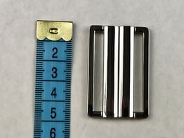 Bikini Verschluss silber 4.5cm