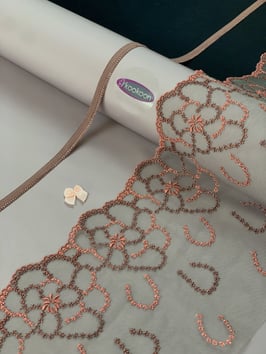 Slip-Nähset taupe/kupfer