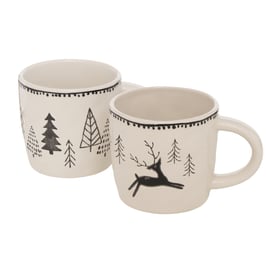 Tasse Tanne oder Hirsch
