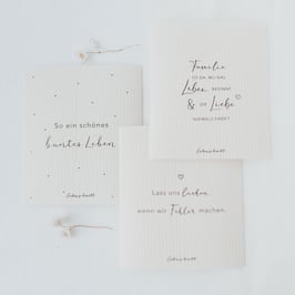 Schwammtücher Eulenschnitt