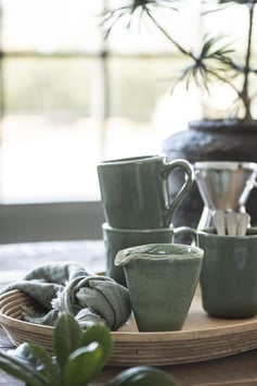 Stoffserviette chalk grün