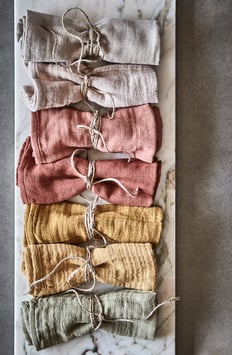 Stoffserviette beige