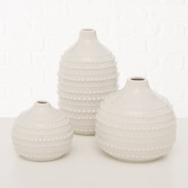 Vasen diverse weiss