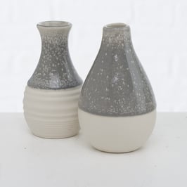 Vase hell grau weiss