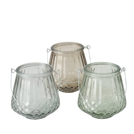 Windlicht Grüntöne