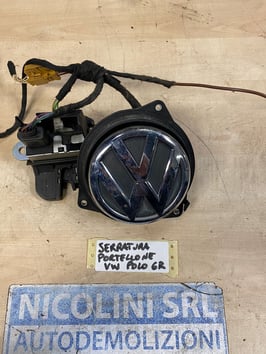 Serratura portellone con bottone VW Polo 6R