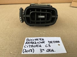 Bocchetta aerazione destra Citroën C3 terza gen