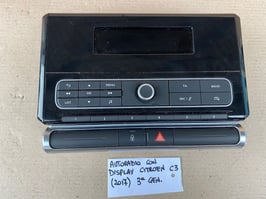 Display autoradio Citroën C3 terza gen