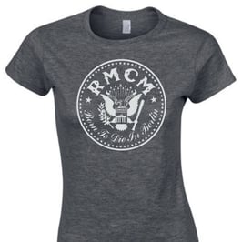 LOGO WOMEN SHIRT - DARK GREY/WHITE