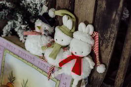 結び目ふわふわぬいぐるみ Roly Poly【クリスマスデザイン】