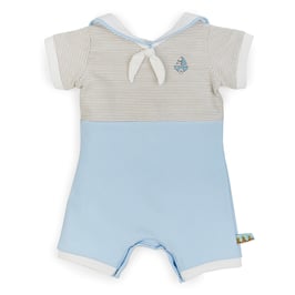 ボーダーセーラーロンパース☆3-6M/6-12M