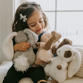 野うさぎのふわふわぬいぐるみ