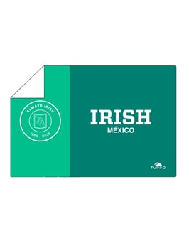 Toalla de microfibra con algodón IRISH MEXICO