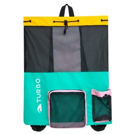 MORRAL CON BOLSILLOS (VERDE-ROSA)