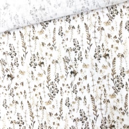 Baumwollmusselin -Wildblumen-