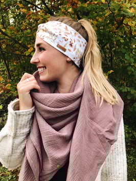 Musselintuch -altrosa-