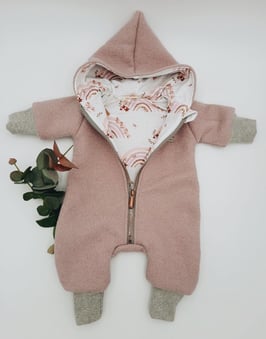 Walkanzug -rainbow rosé-