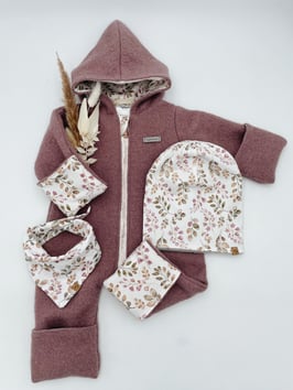 Tagträume Walkoverall -Zweige lila-