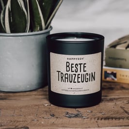 Happy Soy Kerze -Trauzeugin-