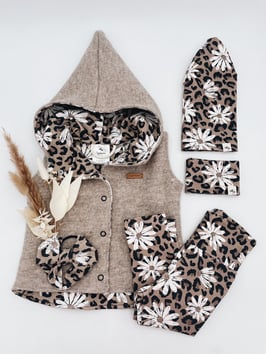 Walkweste -leo flowers-