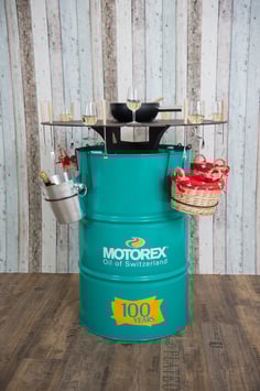 Fondue-Bar - "Motorex-FassArt"