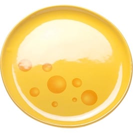 Fondueteller Käse rund