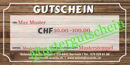 50 Franken Gutschein