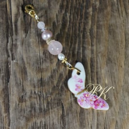 Charivari Anhänger Falter rosa