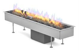 Outdoor Loungefire "Galio Insert Manual 1000" - Gasbrenner - Edelstahl