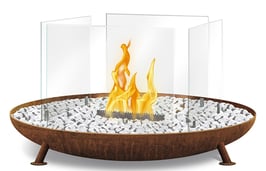 Ethanol-Feuerstelle - Lodge