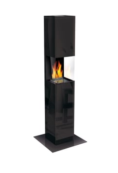 The Flame - Square Glass - schwarz