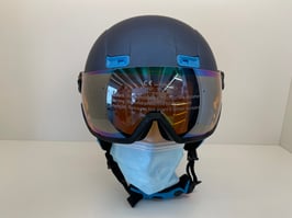 Uvex 400 visor style navyblue mat