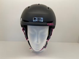 GIRO AVERA MIPS MAT BLK/BRT PINK