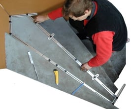 Treppenwinkelschablone