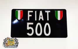 CH-Schild Hochformat 30 x 16cm Schwarz/Weiss, spez. Wappen