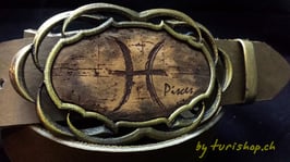 Pergahorn Altmessing Sternzeichen-"Pisces"