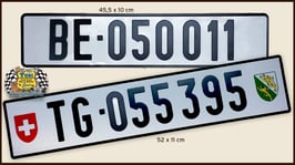 Schildersatz mit Nummern