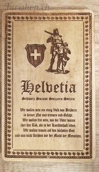 Holzbrett "Helvetia"