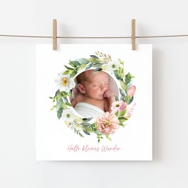 Geburtskarte Mila, 4-seitig