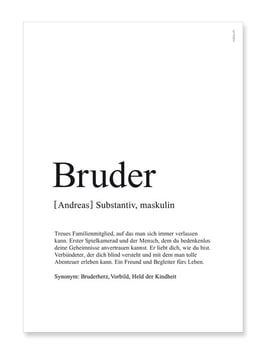 Poster Bruder