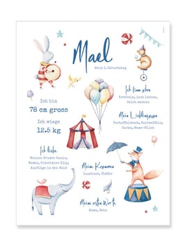 Meilensteinposter Mael