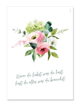 Poster Blumenstrauss