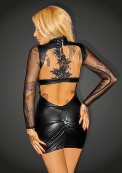 Minikleid mit Applikationen