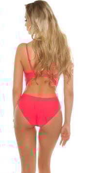 Monokini Neon-Corall