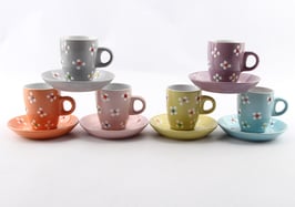 Espressotasse "Blumenpracht"