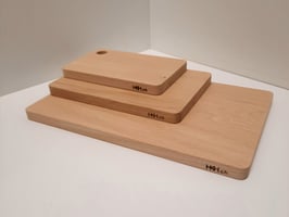 HKH Design Schneidebrett 3er Set, Eiche