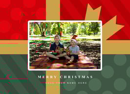 Christmas Card; Gift Wrapped
