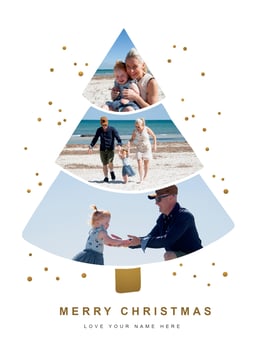 Christmas Card; Photo Tree