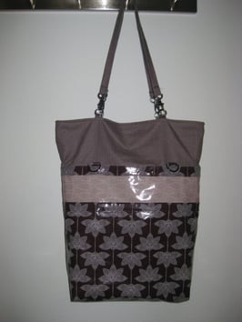 Handtasche gross mit Reissverschluss