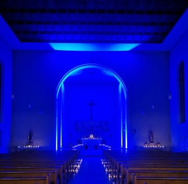 Ambientebeleuchtung Set L - 6x LED Floorspot 112W